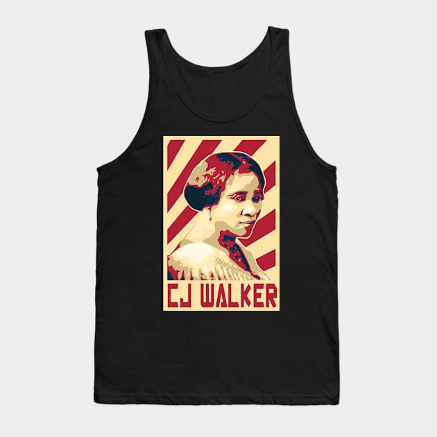 Cj Walker Retro Tank Top by Nerd_art